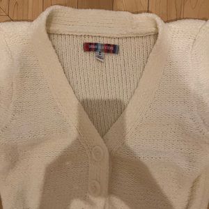 Urban outfitters white cropped cardigan